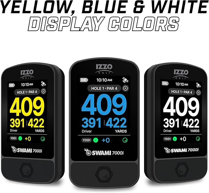Izzo Swami Golf GPS Rangefinder - Color Display & Scorekeeper