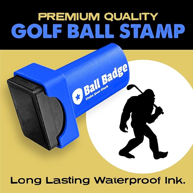 Ball Badge - Golf Ball Stamp (The Icon Series), Golf Ball Marker, Reusable Golf Ball Marking Tool to Identify Golf Balls