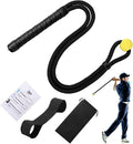 HOMIEE Golf Rope Swing Trainer Set, Golf Swing Training Aid & Swing Correcting Arm Band, Improve Speed, Tempo, Rhythm, Flexibility and Strength, Golf Gifts for Golfers of All Levels