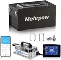 36V lithium golf cart Battery, built-in Bluetooth 200A BMS and LCD displaywith 25A Charger，IP65 water&dust,10000+ Cycles Rechargeable Lithium Golf Cart Battery, Perfect for Golf Carts