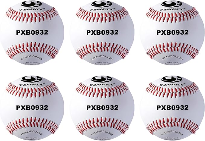 PHINIX Soft Cushioned Baseball Safety Baseball for Indoor and Outdoor Training