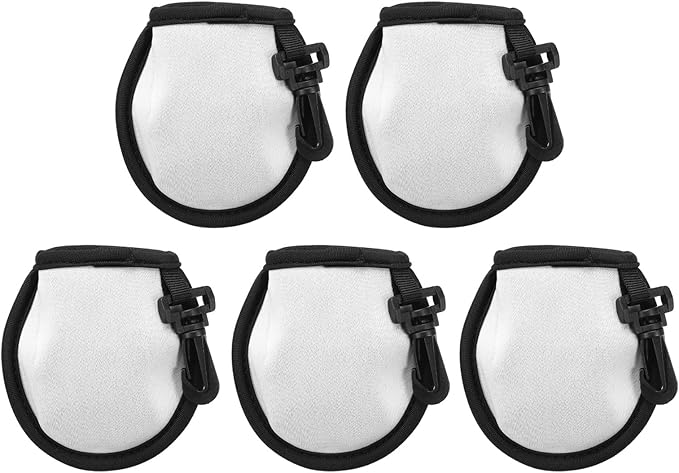 PATIKIL Golf Ball Washer Pouch, Portable Golf Balls Cleaner Pocket Bag with Hanging Clip for Golf Exercise