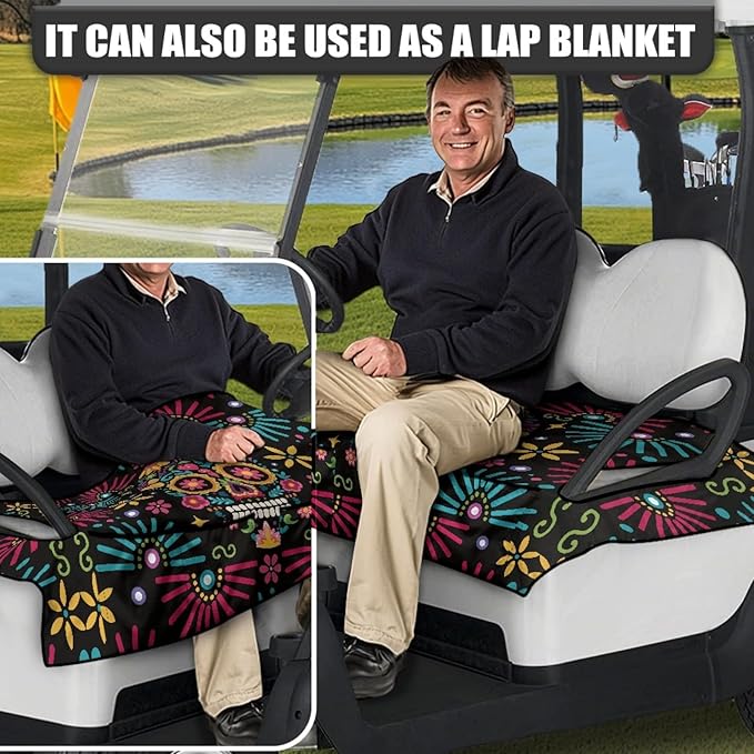 Golf Cart Seat Covers Universal Golf Cart Seat Cover Blanket Cushion Cover Sports Golf Cart Accessories