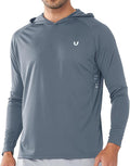 NORTHYARD Men's UPF 50+ Hoodie Shirts Long Sleeve Sun Protection Fishing Swim Beach UV SPF Rash Guard Quick Dry Lightweight