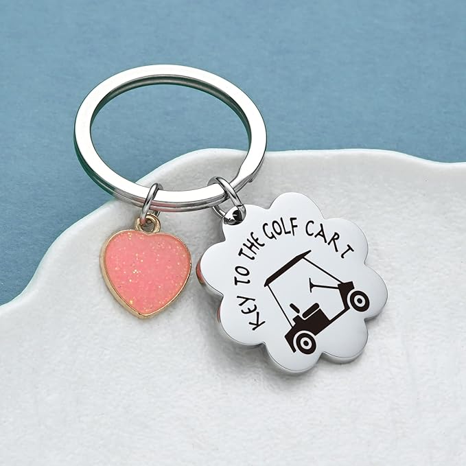 Golf Keychain For Golf Lover Player Gifts Birthday Graduation Keychain For Best Friend