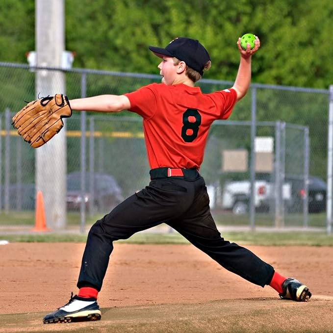 Coopay 12/50/100 Pack Baseball Practice Balls Plastic Training Balls Lightweight Hollow Softballs with a Drawstring Bag for Hitting, Baseball Training Indoor Outdoor Use