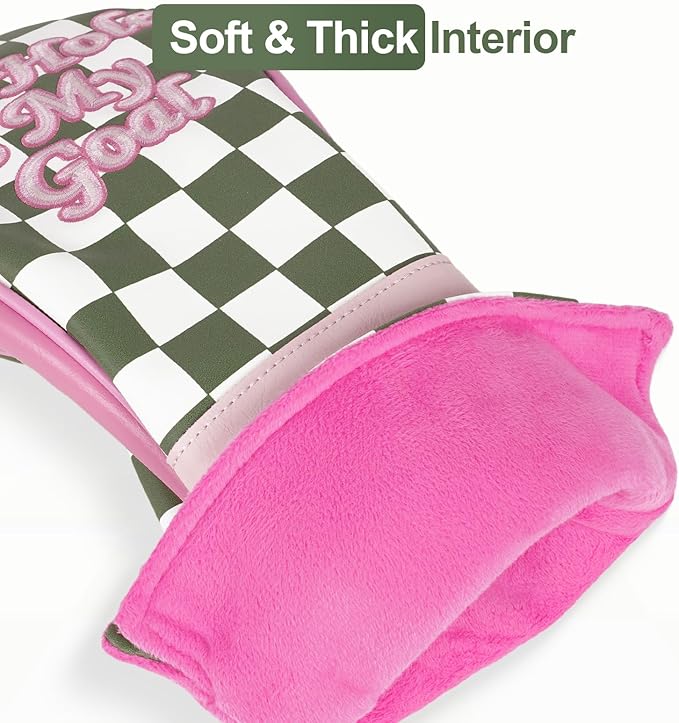 Craftsman Golf Club Cover Golf Head Cover for Driver Fairway Hybrid/Utility Woods Headcover Set Putter Head Cover for Mallet Blade DF3