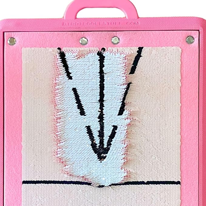 Birdie Bath Birdie Golf: Premium Swing Training Mat - Blush Pink Edition - Get Instant Feedback & Improve Swing Consistency Indoors & Outdoors, Portable 19.25x12.3 Mat