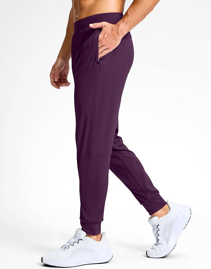 G Gradual Men's Golf Joggers Pants with Zipper Pockets Stretch Sweatpants Slim Fit Track Pants Joggers for Men Work Running