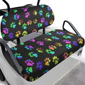 Fashion Print Golf Cart Seat Covers 2 Passenger Golf Cart Backrest Cover Golf Cart Seat Towel Gift for Friends