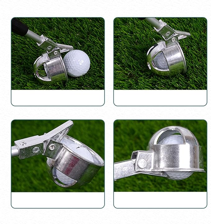 Golf Ball Grabber, Aluminum Alloy Ball Retriever, K Head Lockable Retrieve Tool for Water