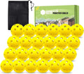 FINGER TEN Golf Practice Balls Plastic Colored Value 12/24/36/50 Pack, Limited Flight Sports Training Ball for Men Women, Indoor Outdoor Driving Range Backyard Use