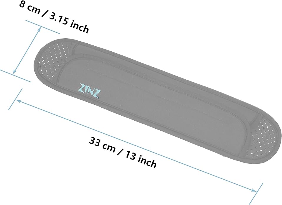 ZINZ Ultra Thick & Breathable Universal Shoulder Pad Cushion for Bag - Long & Comfort