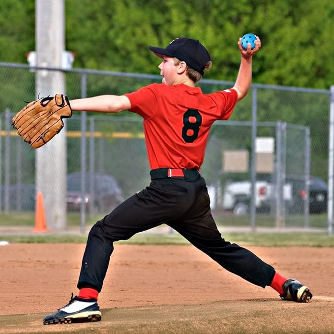 Coopay 12/50/100 Pack Baseball Practice Balls Plastic Training Balls Lightweight Hollow Softballs with a Drawstring Bag for Hitting, Baseball Training Indoor Outdoor Use