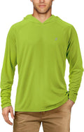 Roadbox UPF 50+ Fishing Shirts for Men, Long Sleeve UV Sun Protection Hoodie, Outdoor Hiking Running Swimming Rash Guard