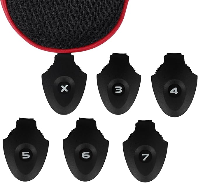 Andux 4 Pack Long Neck Golf Hybrid Club Head Covers Dial No. Tag CTMT-01
