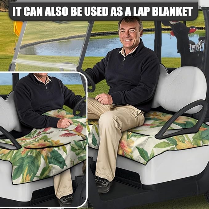 Golf Cart Seat Covers Universal Golf Cart Seat Cover Blanket Cushion Cover Sports Golf Cart Accessories