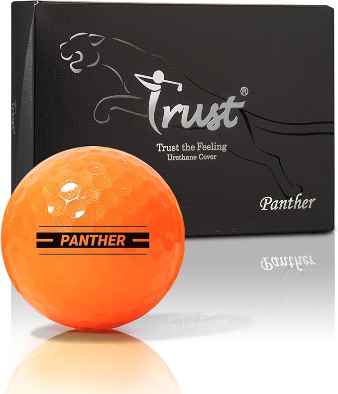 Trust Panther,Extra Thin Urethane Cover with Max COR Big Core,Soft & Elasticity Feel, Green Side Control with Distance