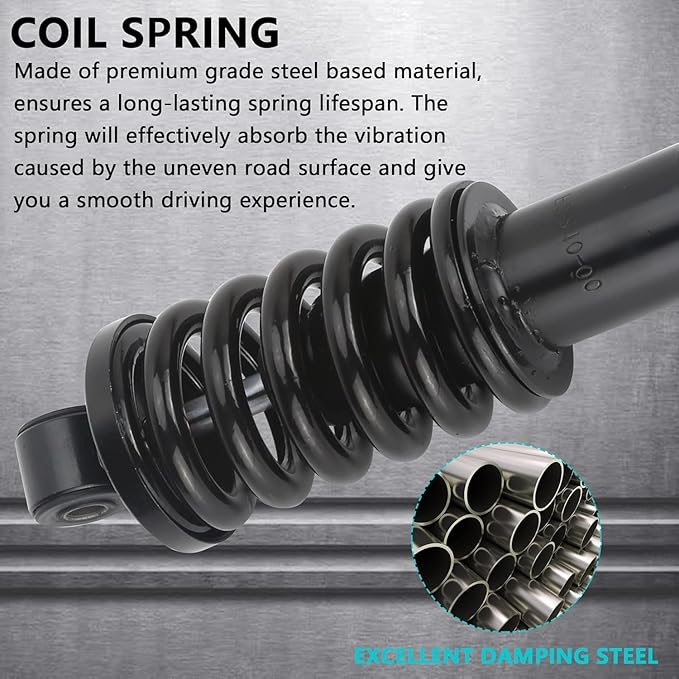 10L0L Golf Cart Heavy Duty Rear Shock Absorber Springs Fits for Yamaha G&E G14/G16/G19/G20/G22/G29 Golf Cart Models OEM JN4-F2210-00-00 JN3-F2210-00 JR6-F2210-00 JW2-F2210-10