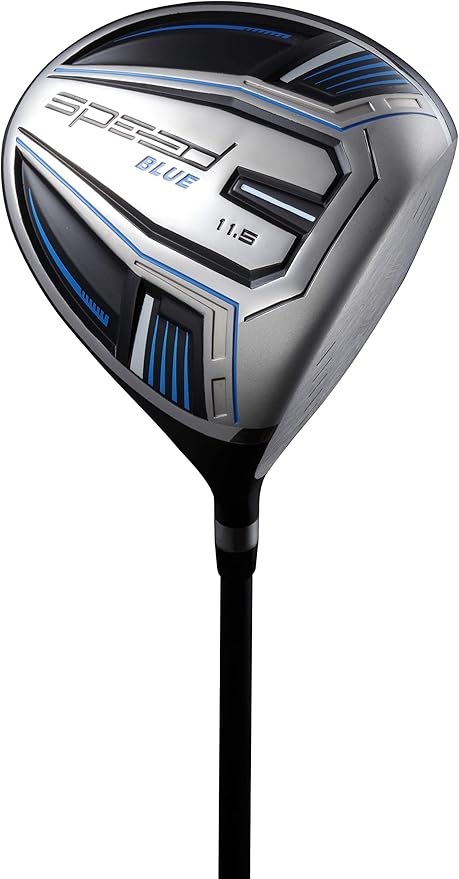 Speed Golf Driver Package – Ultra Lightweight Titanium Driver, 12 Premium Golf Balls, 2 Spring-Loaded Tees – Engineered for Maximum Distance & Accuracy – Perfect Golf Gift Set for All Levels