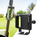 Dprofy Strong Magnetic Golf Phone Holder Golf Cart Phone Mount Golf Accessories Fit for All Popular Smart Phones Special Design for Thick Case and Ring Holder (Black)