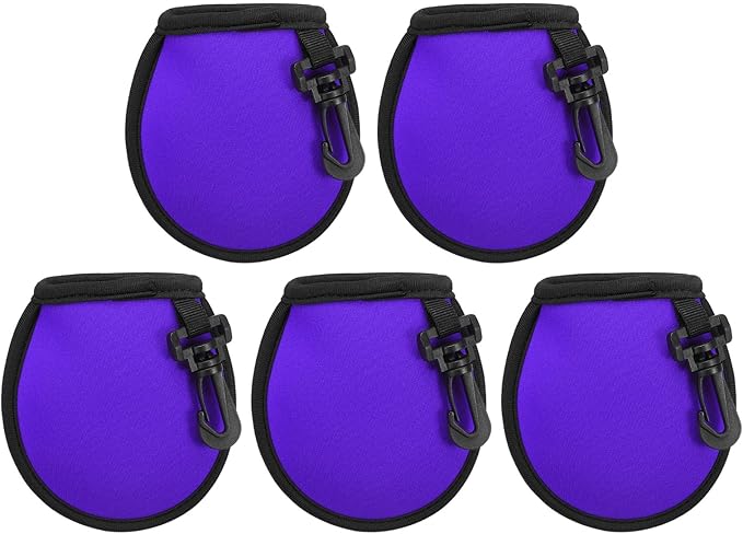 PATIKIL Golf Ball Washer Pouch, Portable Golf Balls Cleaner Pocket Bag with Hanging Clip for Golf Exercise
