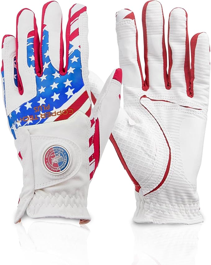 Men's Right and Left Handed Golfers Golf Glove – Advanced Compression for Muscle Support, Joint Relief Gloves – USA