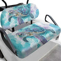 Fashion Print Golf Cart Seat Covers 2 Passenger Golf Cart Backrest Cover Golf Cart Seat Towel Gift for Friends