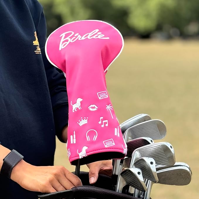 Shanker Golf Headcover - Birdie Funny Headcovers - Tour Grade PU Leather - Great Joke Golf Gift for Women - Perfect Funny Gift for Female Golfers