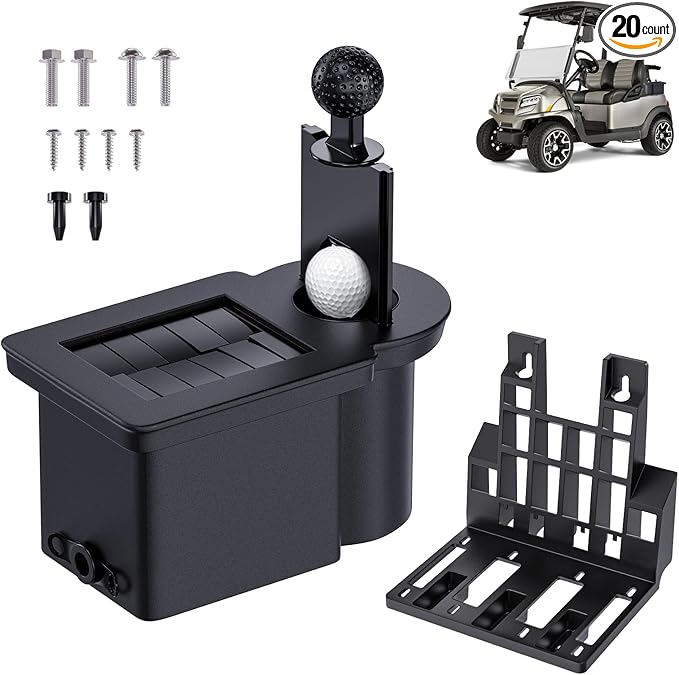 Drive-up Golf Cart Ball Washer and Club Cleaner Kit, Club Cart Golf Ball Cleaner and Club Head Washer, Suitable for Club Cart Precedent, Tempo, Onward Gas and Electric Golf Carts, OEM 103662801