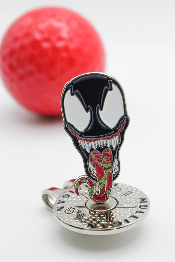 Funny Golf Ball Marker + Premium Magnetic Hat Clip | Unique Gift for Men & Women Golfers | Hilarious Golf Accessory for Any Golfer | NEW Designs!