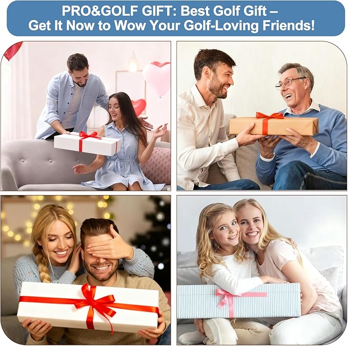 Retractable Golf Swing Trainer, Grip Trainer with Arm Band for Right-Handed Golfers -Portable Golf Training Aid with Click Feedback for Indoor/Outdoor Practice - Ideal for Beginners