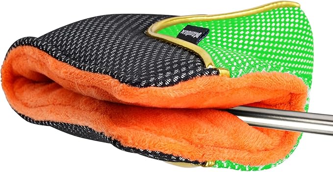 Andux Gold Putter Cover Golf Blade Putter Head Covers MT/TG31