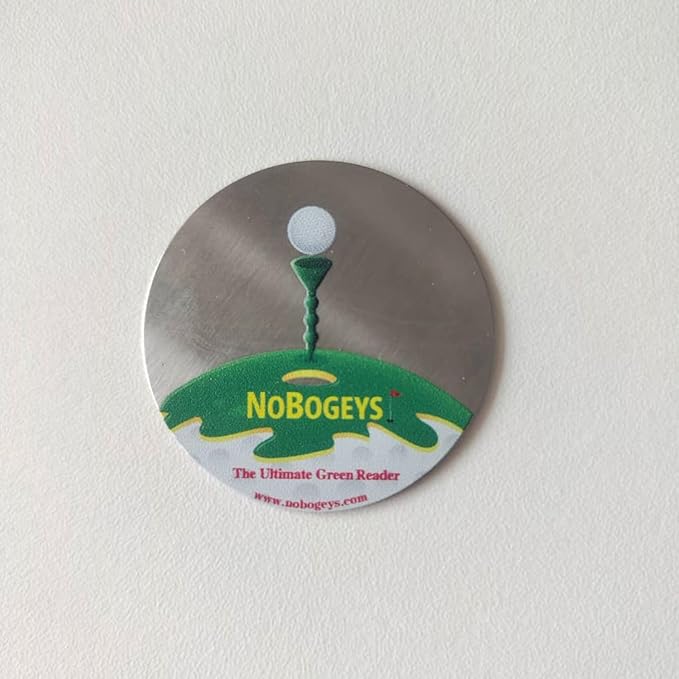 NoBogeys Magnetic Golf Hat Clip with Ball Marker - 3 Pack Durable Green Reader with Clip - Strong Magnet for Hats, Visors & Bags – Precision Putting Aid for Improved Accuracy