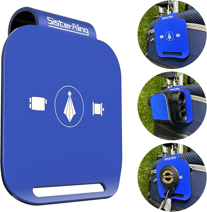 Golf Bag Metal Landing Pads for Magnetic Golf Towel,Golf Rangefinder,Golf Flask,Golf Speaker- Quick Access to Magnetic Golf Equipment and Accessories-Golf Gift -US Patent