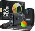 Bushnell Golf Tour V6 Shift Laser Rangefinder with Vice Balls | Slope Compensation, PinSeeker, Magnetic Mount, 1300 YD Range, 6X Magnification | Signature Series Golf Towel