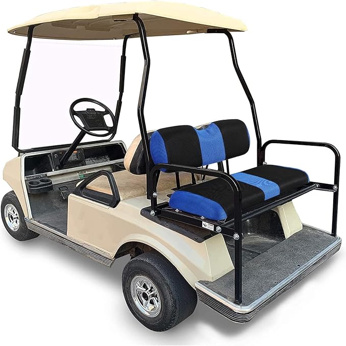 4 Passenger Golf Cart Seat Covers Fit for EZGO TXT OEM Ordinary Seat Cushion, EZGO TXT Front and Back seat Cover, Washable Golf Cart Seat Covers for EZGO