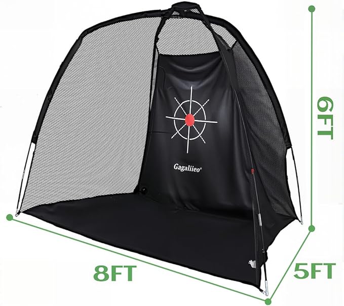 Gagalileo Golf Net: Training for Teens Beginners with Target Portable Indoor Outdoor Hitting Practice