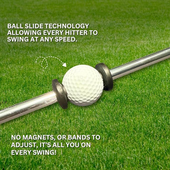 XactSwing Golf Swing Trainer with Double Slide Technology, All-in-One Design for Men, Women, Youth, and Teen Golfers to Enhance Timing, Club Control, and Swing Mechanics
