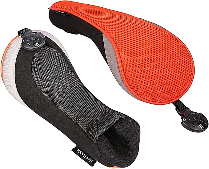 Sword &Shield sports Golf Hybrid Club Head Covers Set of 4 with Interchangeable No. Tag UT Cover
