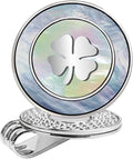 Golf Ball Marker Hat Clip with Pearl Ball Marker, Golf Gifts, Golf Accessories, Golf Ball Markers for Women