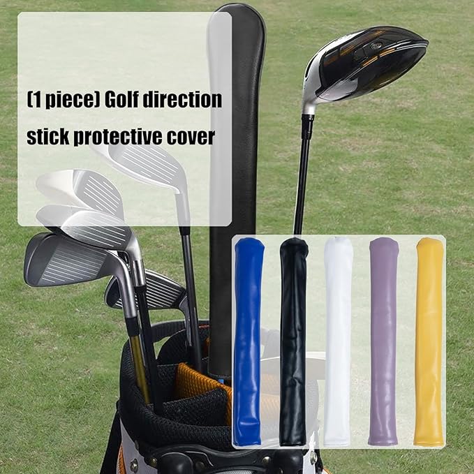 Golf Alignment Rod Cover Case Holder Simple Rods Holder Cases Golfs Club Protector Alignment Stick Headcover Enduring Protective Headcover Protector Accessories