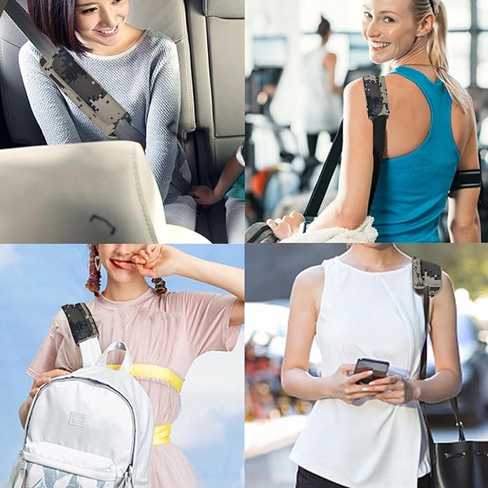 ZINZ Ultra Thick & Breathable Universal Shoulder Pad Cushion for Bag - Long & Comfort