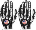 FINGER TEN Golf Gloves Men Right Handed Golfer Left Hand with Ball Marker 2 Pack Leather Breathable Comfortable Weathersof Grip Size Small Medium ML Large XL