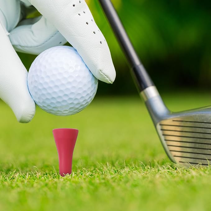 12 Pieces Golf Range Tees Set Rubber Golf Tees for Mats Driving Range 6 Pieces for Practice Mat Mixed Size