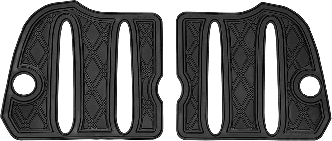 Xtreme Mats Bag Well Mat Rubber Liner Insert Protects Plastic Surfaces from Scuffs for Golf Carts - Compatible with Yamaha DR2 Drive2 EFI QuieTech - All Black