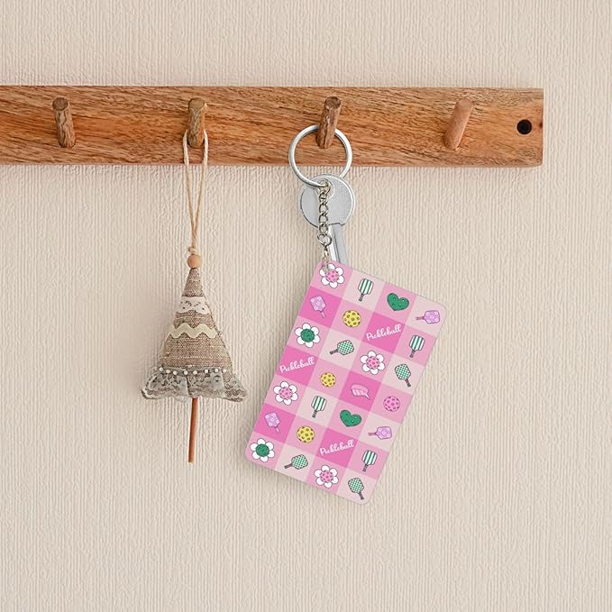 Keychain - Rectangular Acrylic Keychain Daily Key Ring Car Key Fob Holder 2X3 Inch