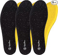 3 Pair -Shoe Inserts for Womens Memory Foam Insoles,Replacement Insoles for Work Boots Running Shoes, Cushion Shock Absorbing for Foot Pain Relief, Comfort Breathable Inner Soles Black 40EU,US9