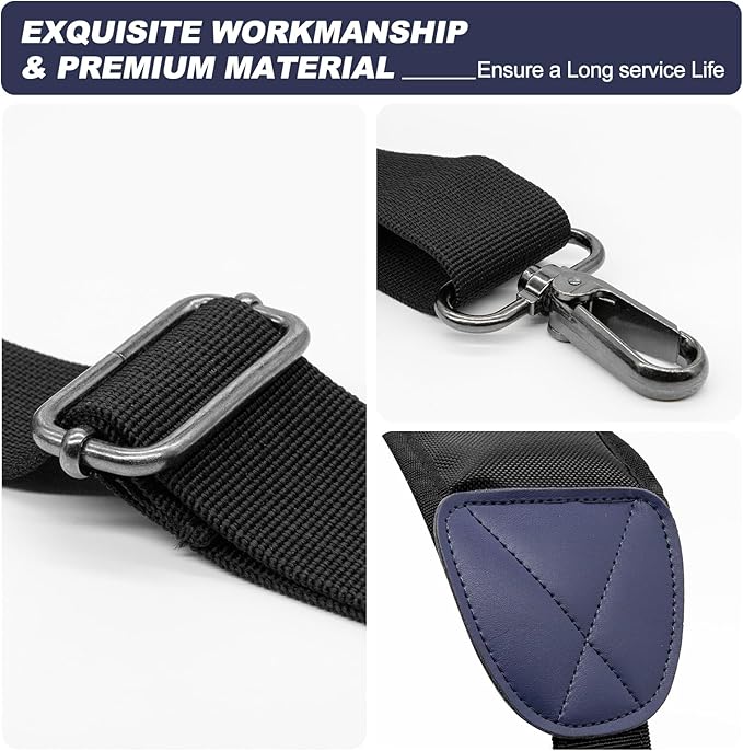 Barudan Golf Bag Strap Replacement Universal Single Shoulder Strap fits for All Brand Golf Bags