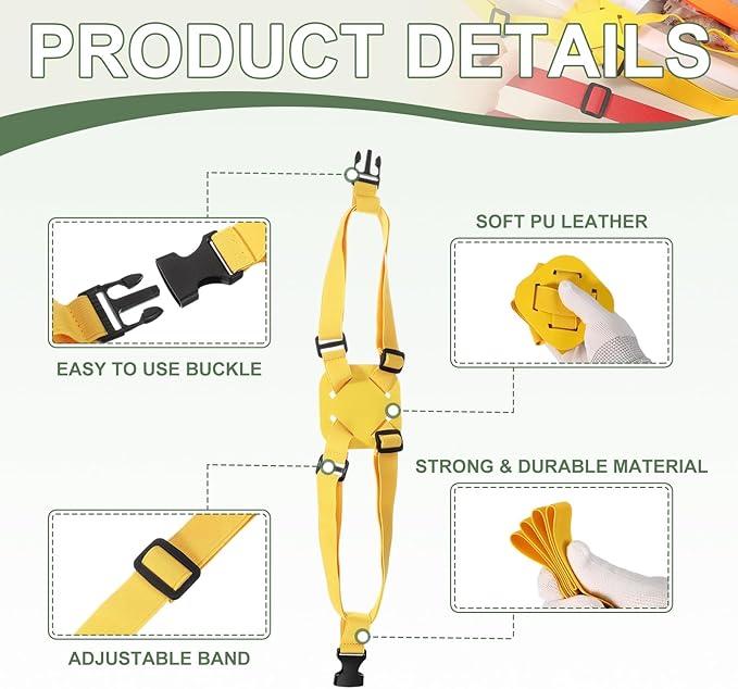 Adjustable Luggage Straps, Suitcase Elastic Strap Bag Bungee with Buckles Travel Accessories - Fitting for(Travel/Add A Bag/Securing Luggage), 27-66 Inch & 2Pcs & Yellow